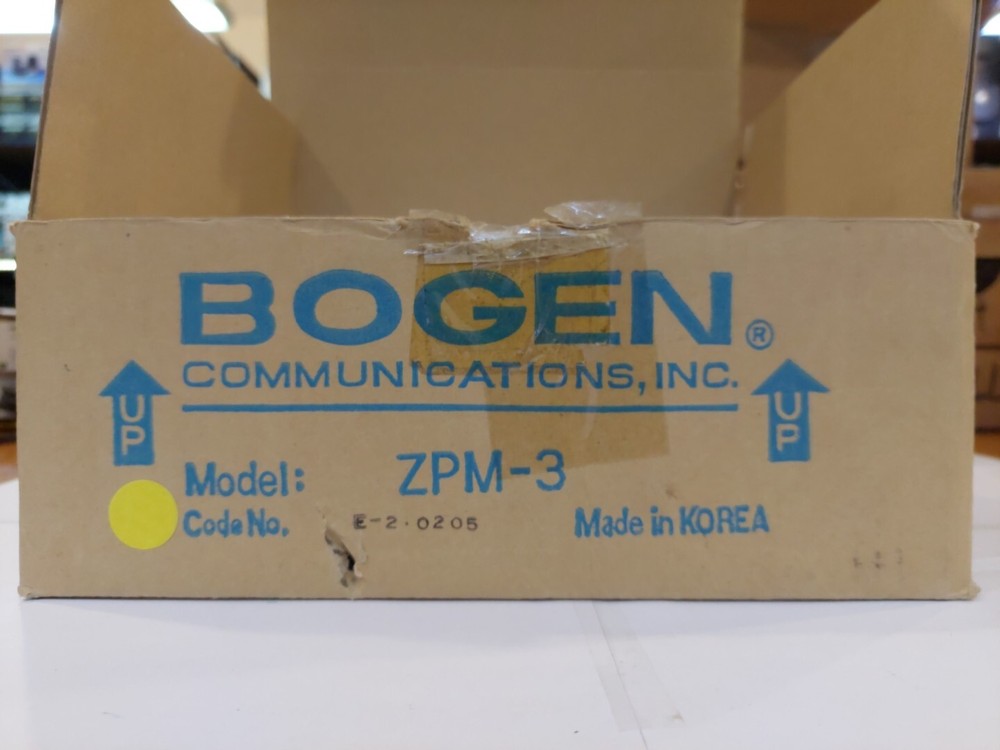 ZPM3 Bogen - Telecom Amplifier