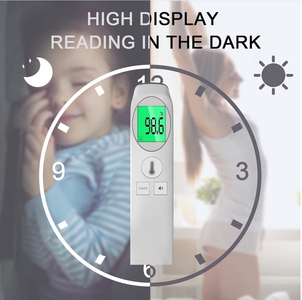 Contactless Digital Thermometer: Quick Fever Detection for All Ages
