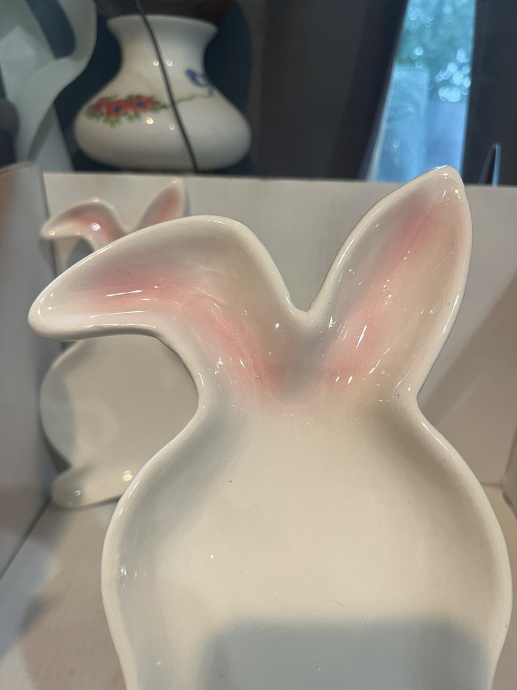 Rabbit Nesting Trays Home Essentials (2) Easter Bunny