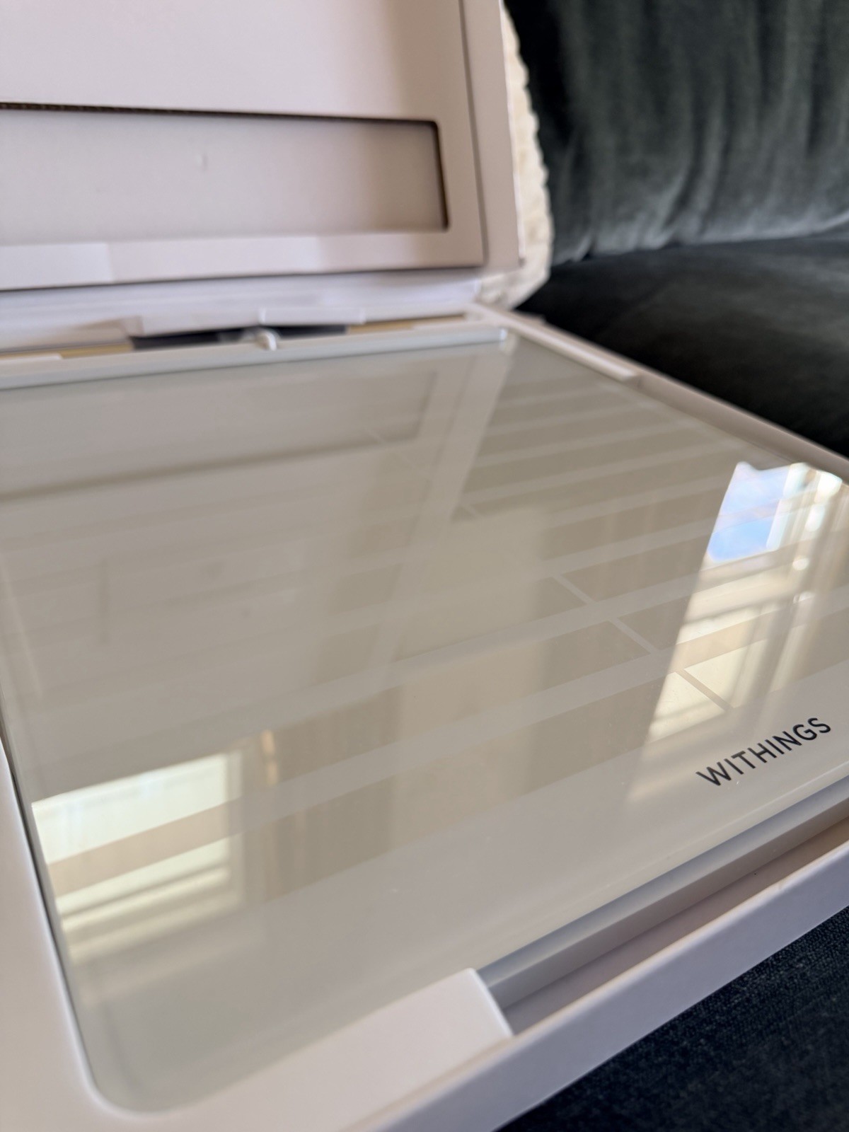 White WITHINGS Body Scan - Connected WiFi Scale New OPEN BOX