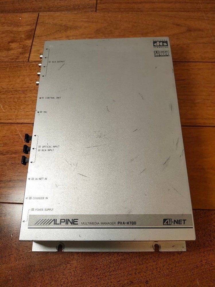 ALPINE PXA-H700 Digital Processor Car Audio Tested SET