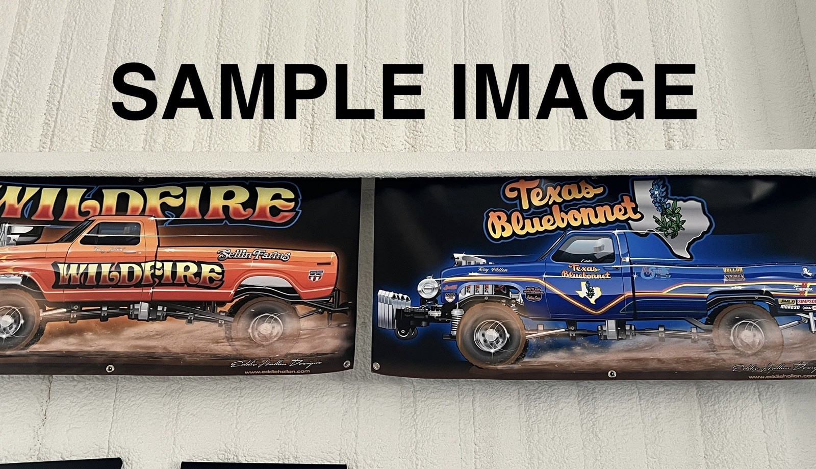 Bob Glidden Plymouth Arrow Shop Banner 48"X24" 18oz w grommets (006)