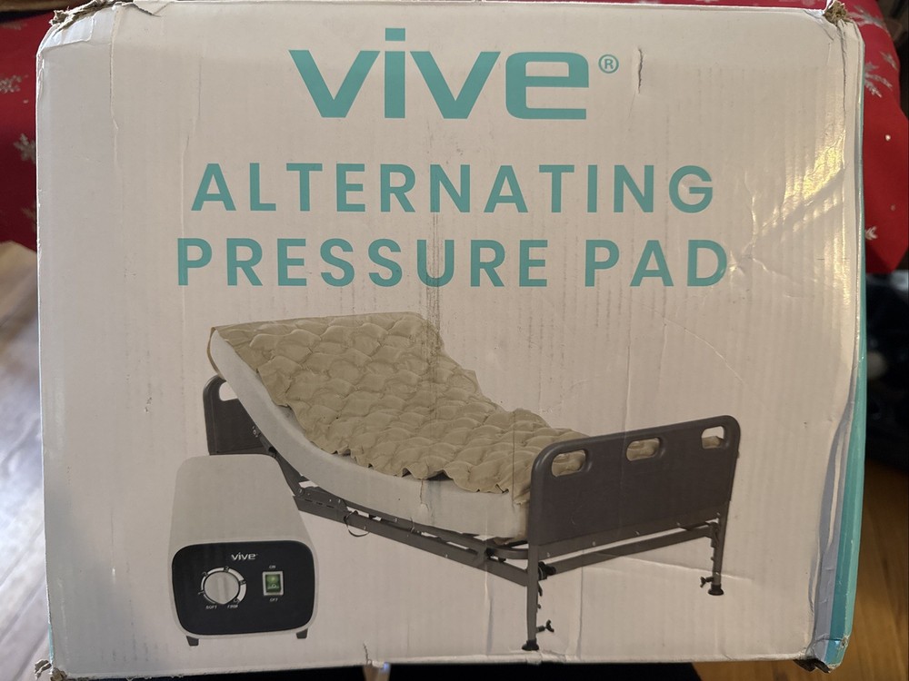 Vive Alternating Pressure Pad Includes Mattress Pad and Electric Pump System