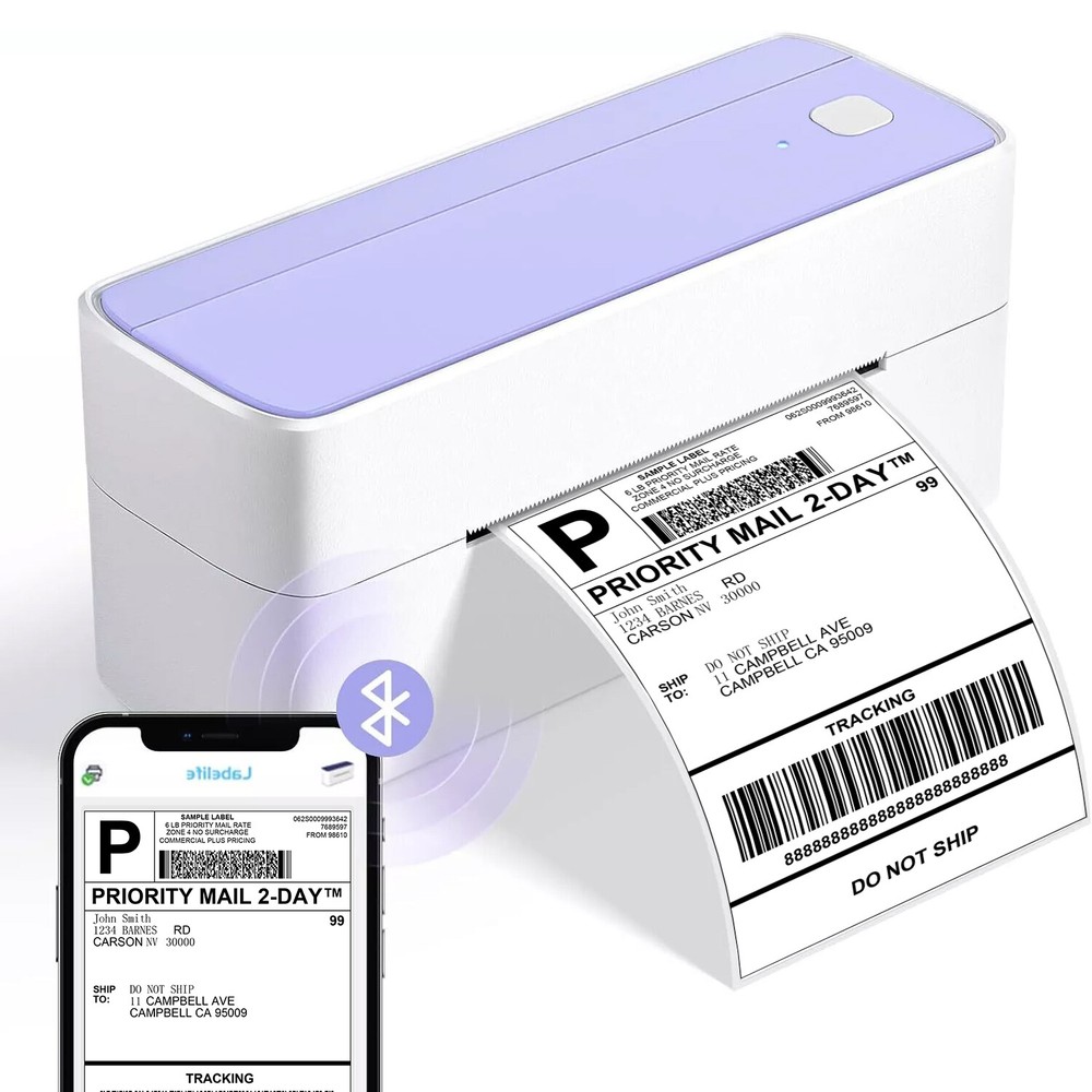 Phomemo Bluetooth Shipping Label Printer Thermal Label Maker for USPS FedEx UPS