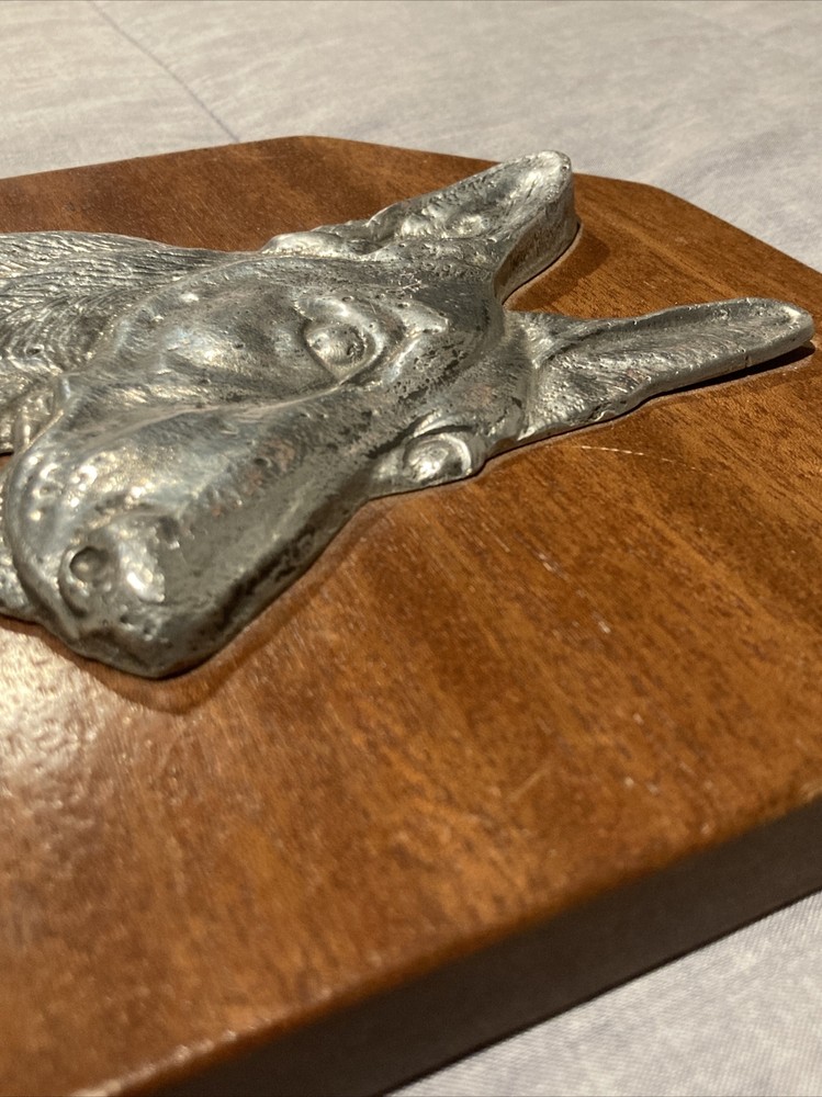 Vintage German Shepherd Dog Wall Plaque