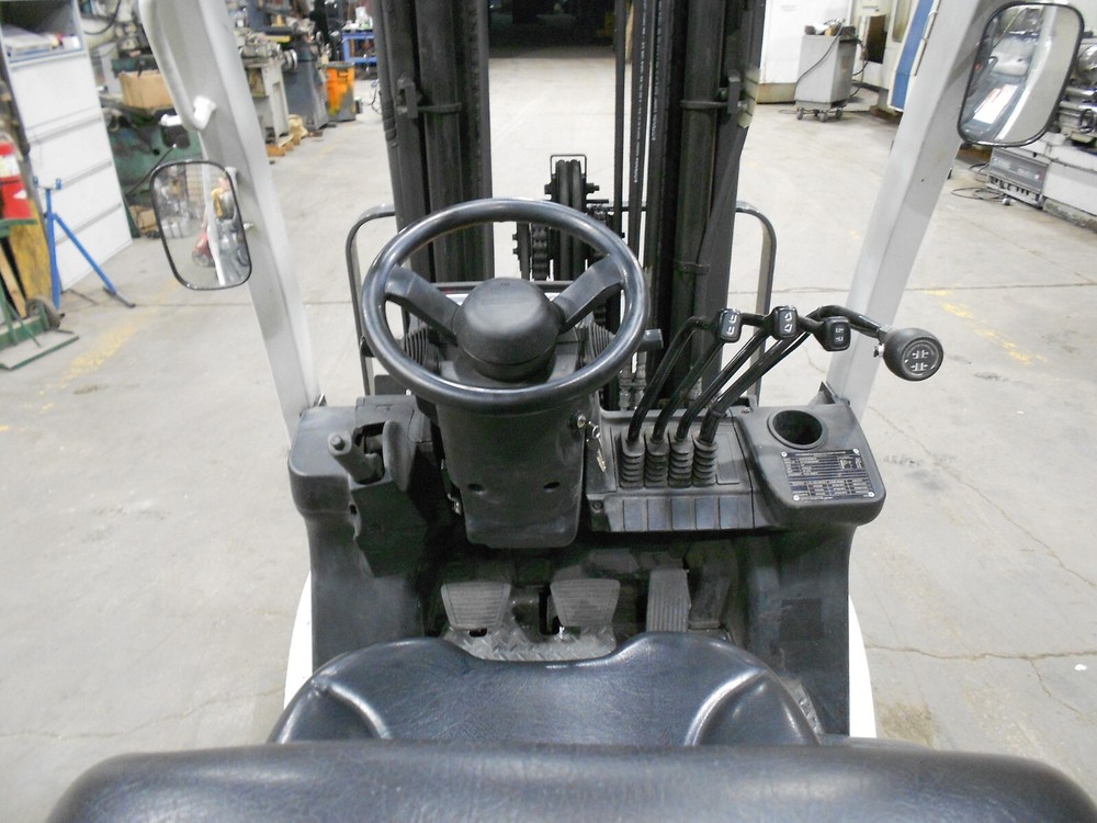 2020 Nissan Model MAP1F2A25LV 5,000#, 5000# LPG Solid Pneumatic Tired Forklift