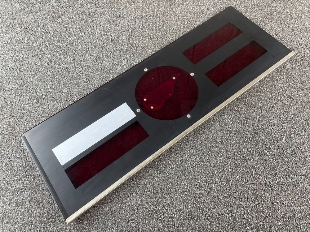 Bally Rapid Fire Pinball Machine Arcade Game Backglass Score Display Panel