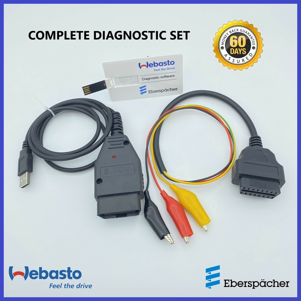 WEBASTO v3.0 USB INTERFACE DIAGNOSTIC CABLE HEATER Thermo Test E P Z C V