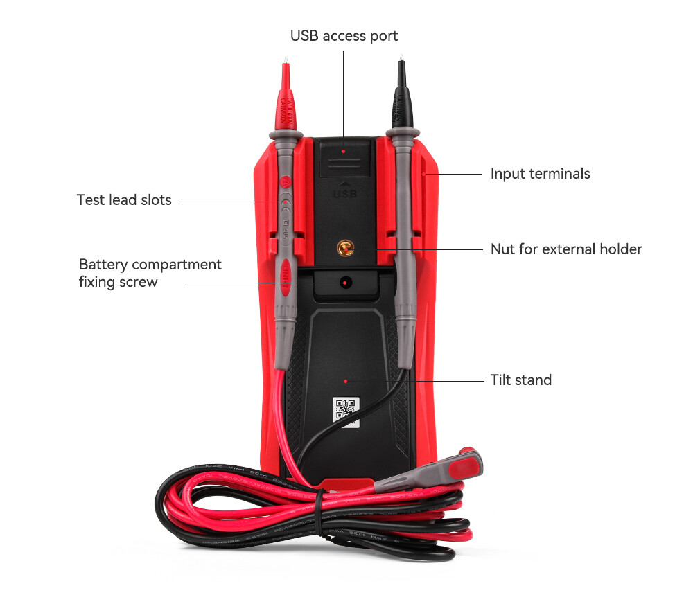 UNI-T TRUE RMS Multimeter Digital AC DC Amp Voltmeter LPF Cap Freq Tester UT61E+