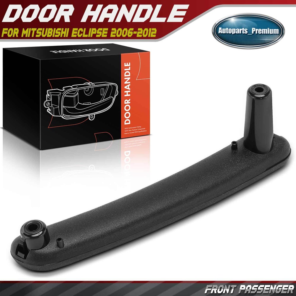 Black Front Passenger Interior Pull Door Handle for Mitsubishi Eclipse 2006-2012