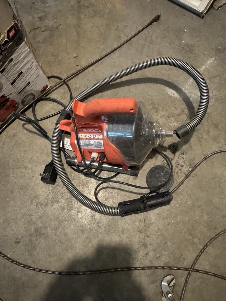 RIDGID AUTO-CLEAN DRAIN OPENER K-30 Auto Feed Function USED Needs Snake Replaced