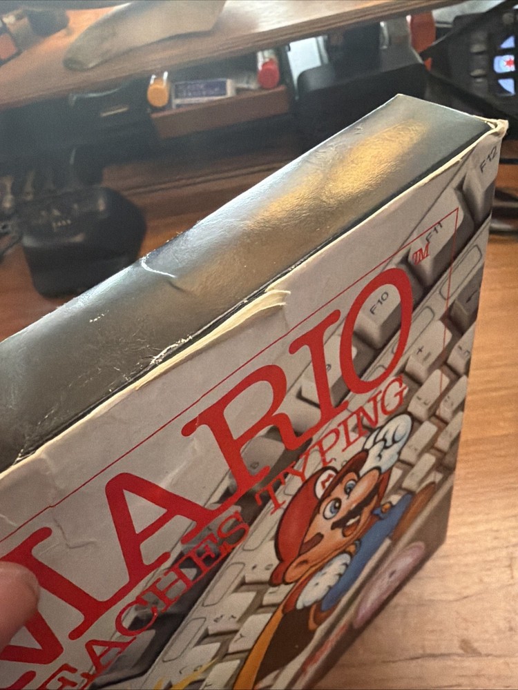 1992 IBM PC “Mario Teaches Typing” - Big Box