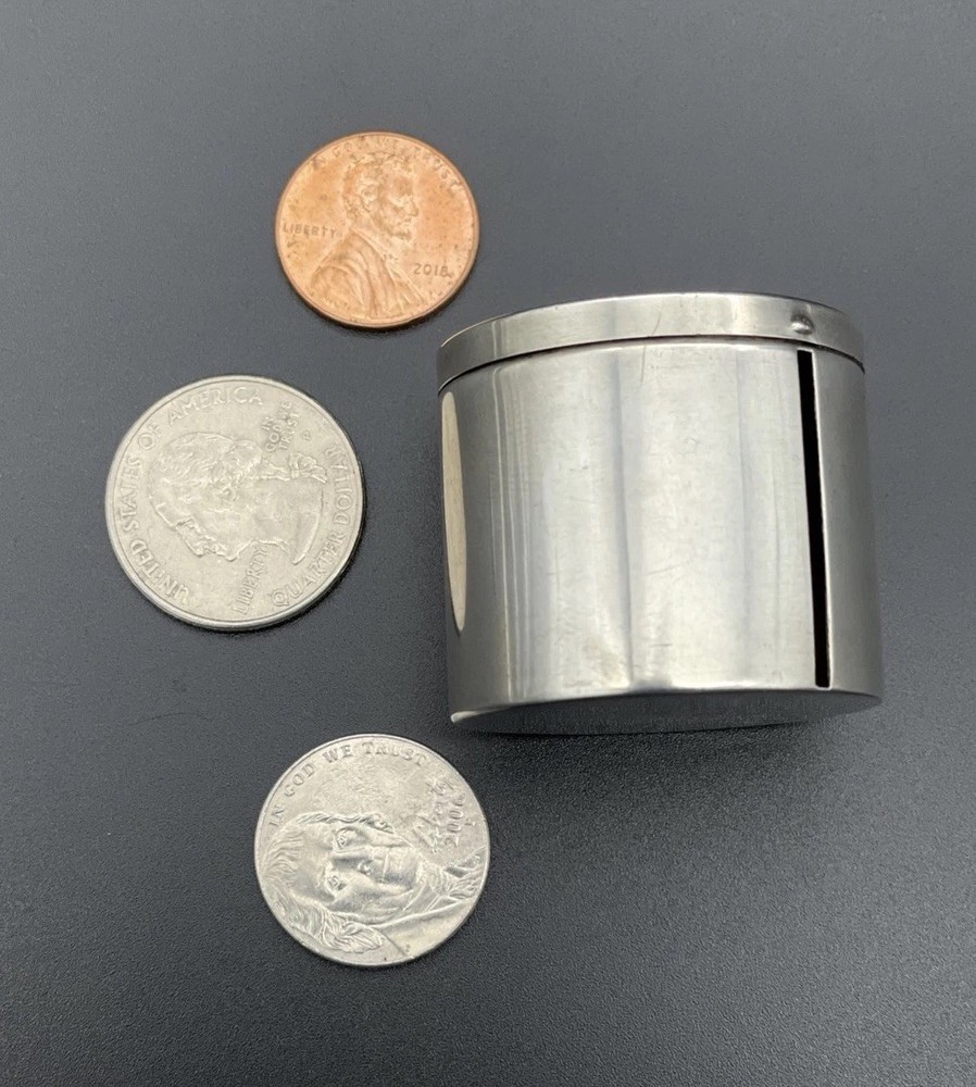 Watson Sterling Silver Stamp Roll Box / Dispenser