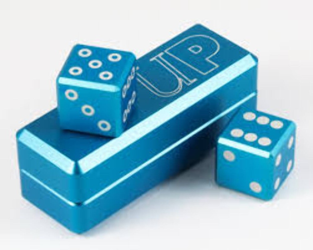 Gravity Dice - 2 Piece D6 Set - Cobalt