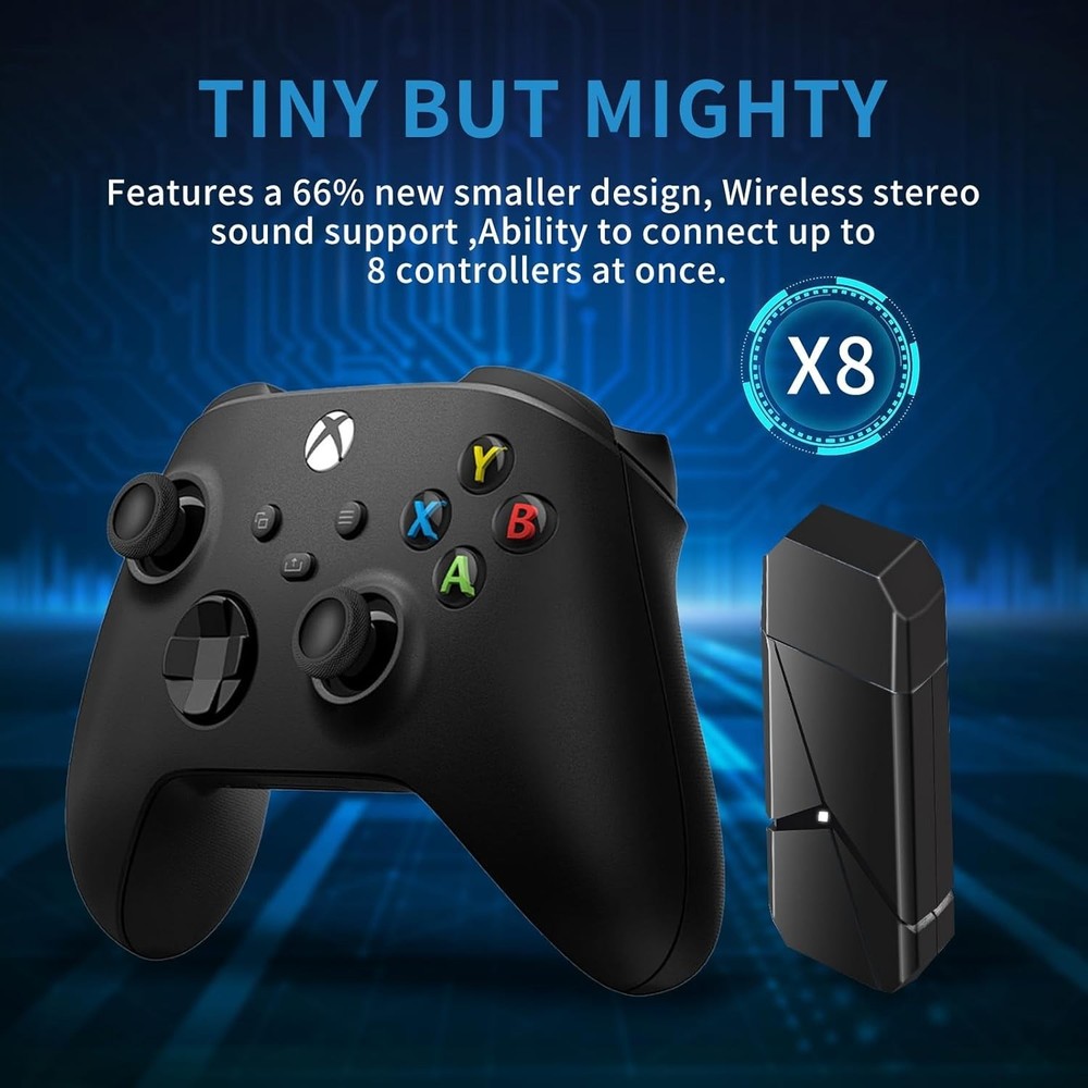 Wireless Adapter for Xbox One - Xbox Wireless Adapter for PC Windows 11/10/8/...