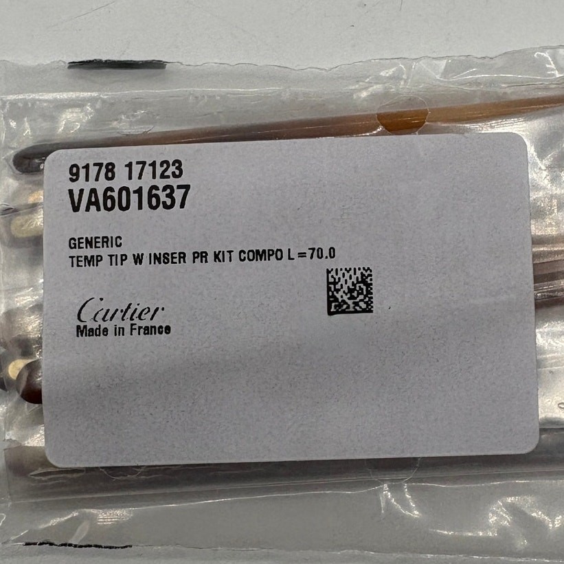 CARTIER Blonde Tortoise Gold Inlay Temple Tips 70mm OEM Replacements 1x SET NEW