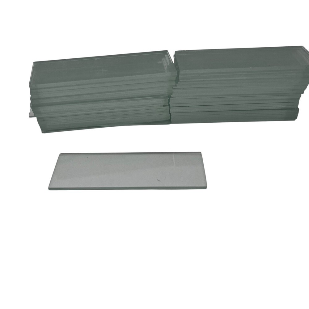 Blank Microscope Slides & Cover Glass For Laboratory Science Optical Microscopes