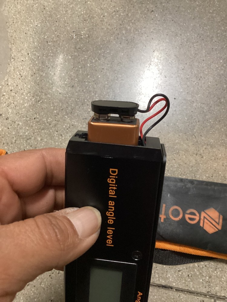 Neoteeck 0-225° Electronic LCD Digital Protractor Wind Angle Gauge Meter 16"