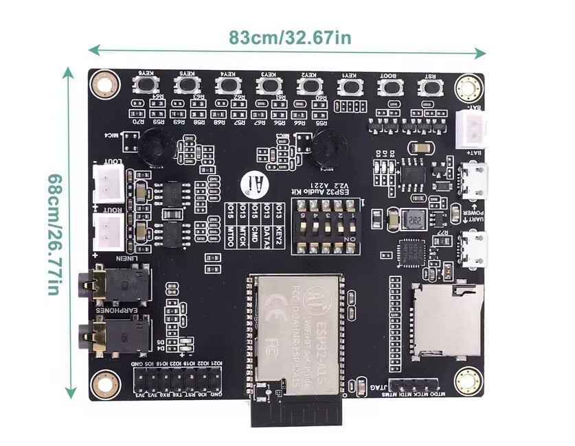 ESP32-Audio-Kit ESP32-A1S ESP32 Audio Development Board WiFi BLE Module