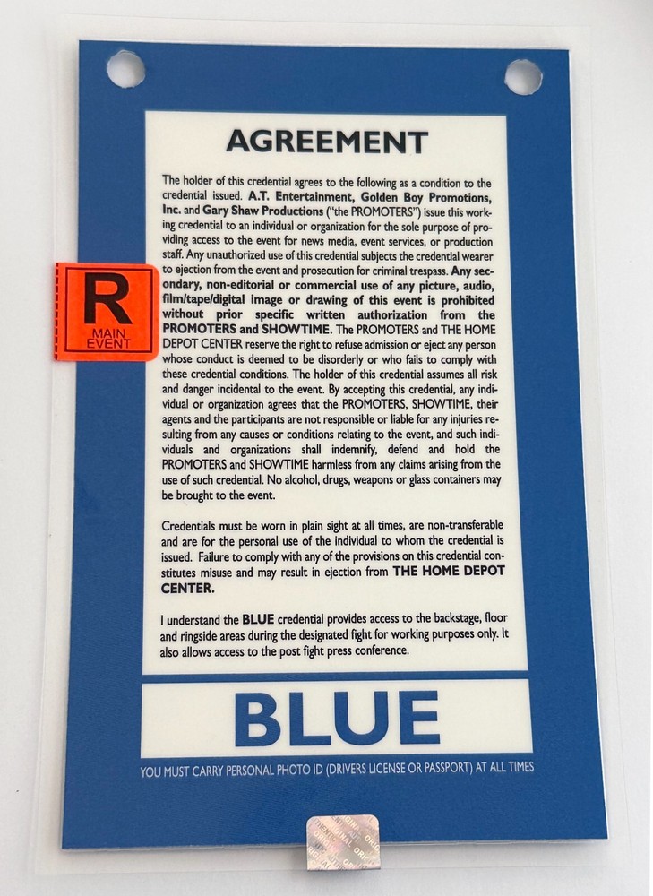 2012 Antonio Tarver Vs Lateef Kayode Credential Boxing Wright vs Quillin Malinga