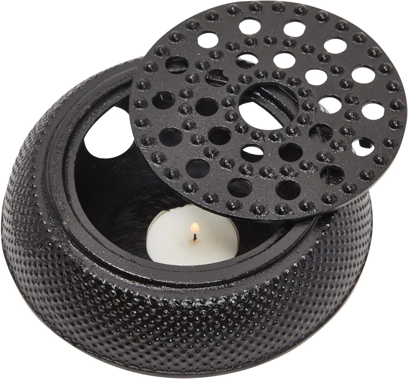 Cast Iron Teapot Set of 6 - Tea Set with Thermos, Gasket, Infuser and 4 Teacups