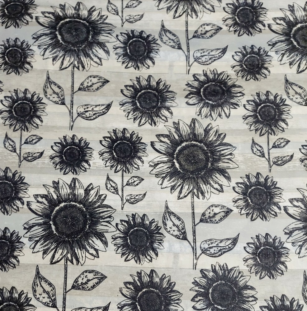 Door Draft Stopper, Cedar Filled, Window Draft Stopper, Sunflowers