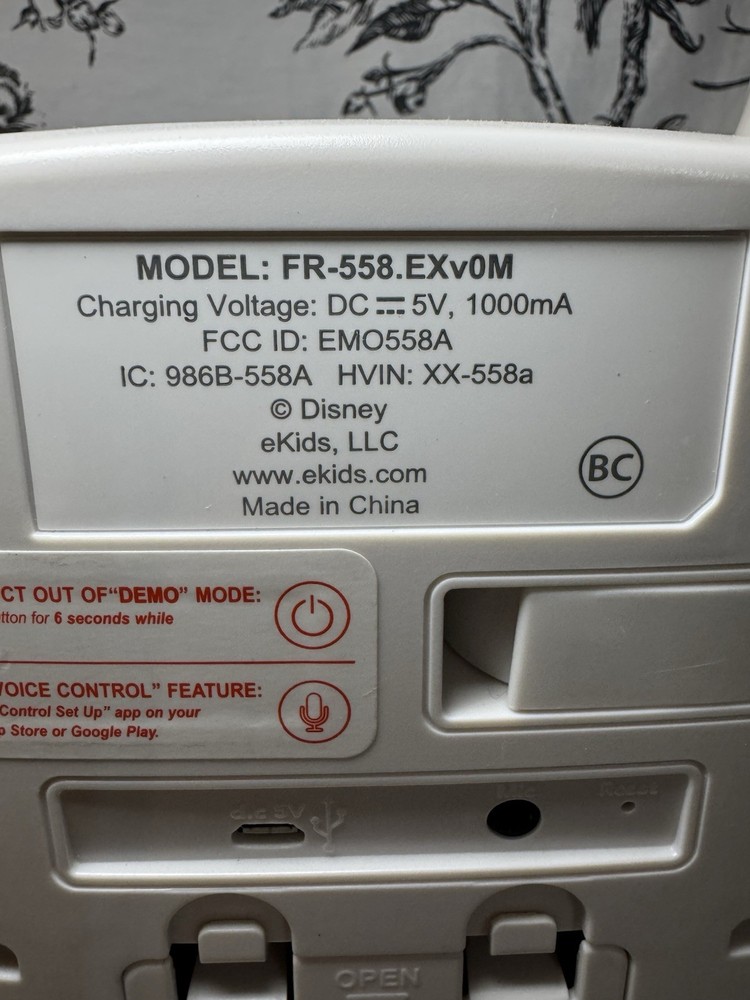 Disney Frozen 2 Bluetooth MP3 Karoake Machine Missing Microphone Working