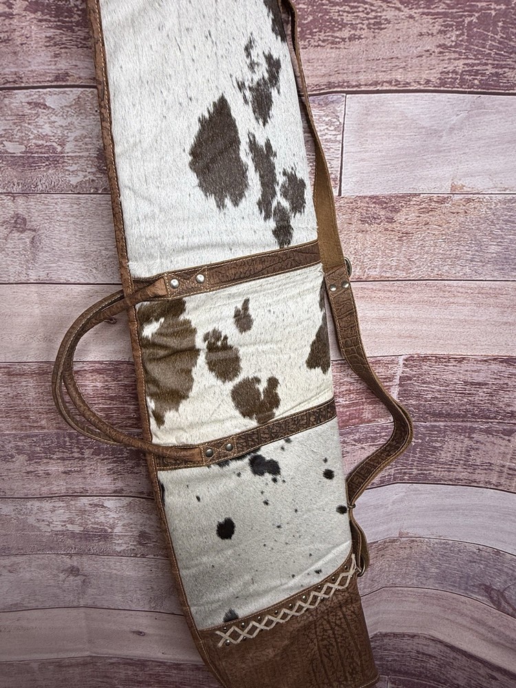 MYRA ~ LEATHER ~ COWHIDE ~ RIFLE ~ STORAGE ~ CASE