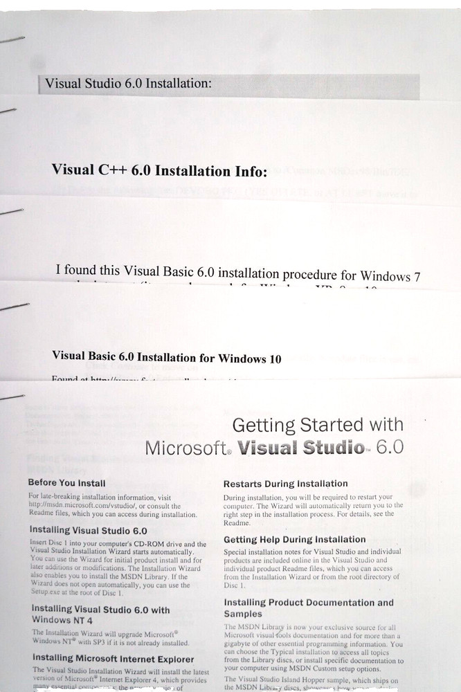 Microsoft Visual Studio Enterprise 6.0 6 Windows 95 ~ 11 Retail / 10 CD's KEY #4