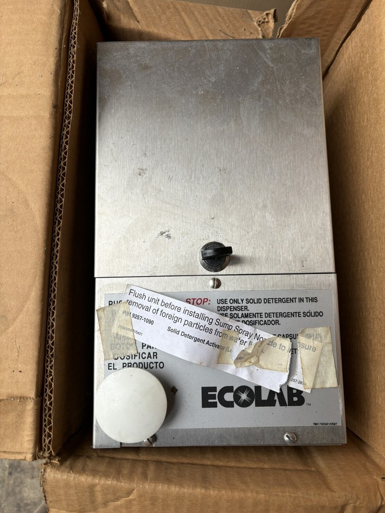 Ecolab stainless Solid Detergent Activator Dispenser 9257-1090