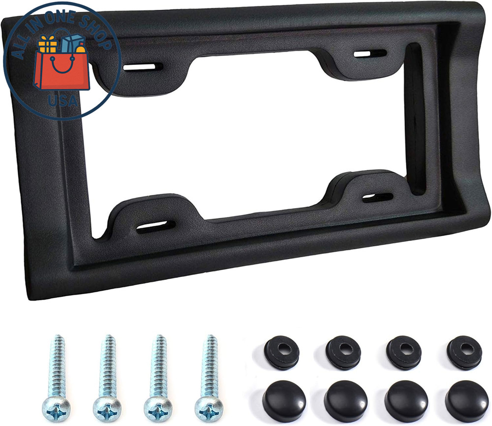 License Plate Bumper Guard Rubber Mount Protector