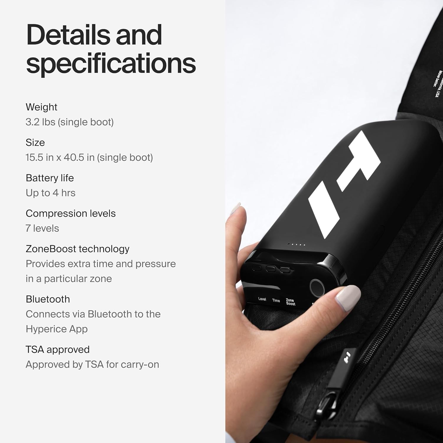 Hyperice Normatec Elite - Standard Size - Cordless Recovery System with Patented