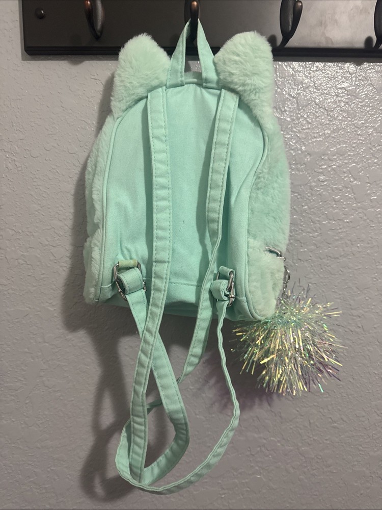 Justice Glitter Kitty Mini Backpack Initial H