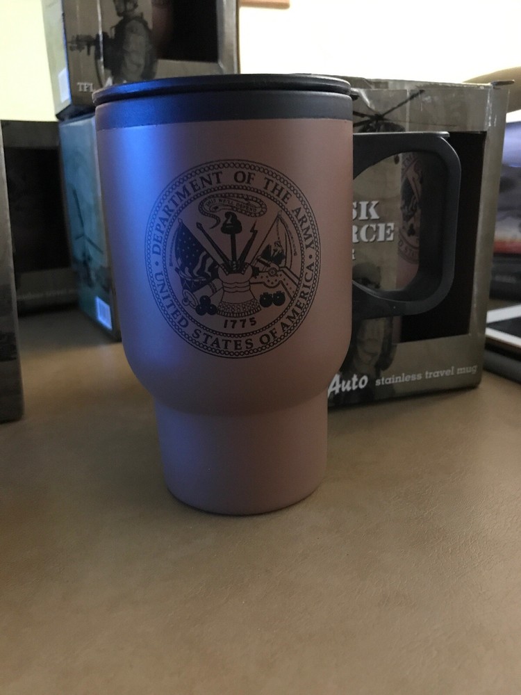 ARMY Operation Enduring Freedom 16 oz Stainless Coffee Mug Security Task Force