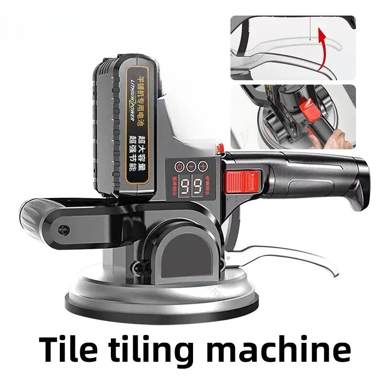 Digital Display Tiling Tiles Machine Tiles Vibrator Aluminum/ Rubber Bottom