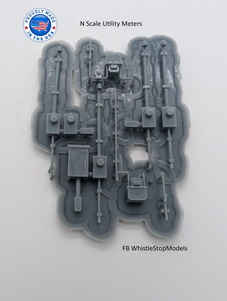 N Scale Utility Meter set