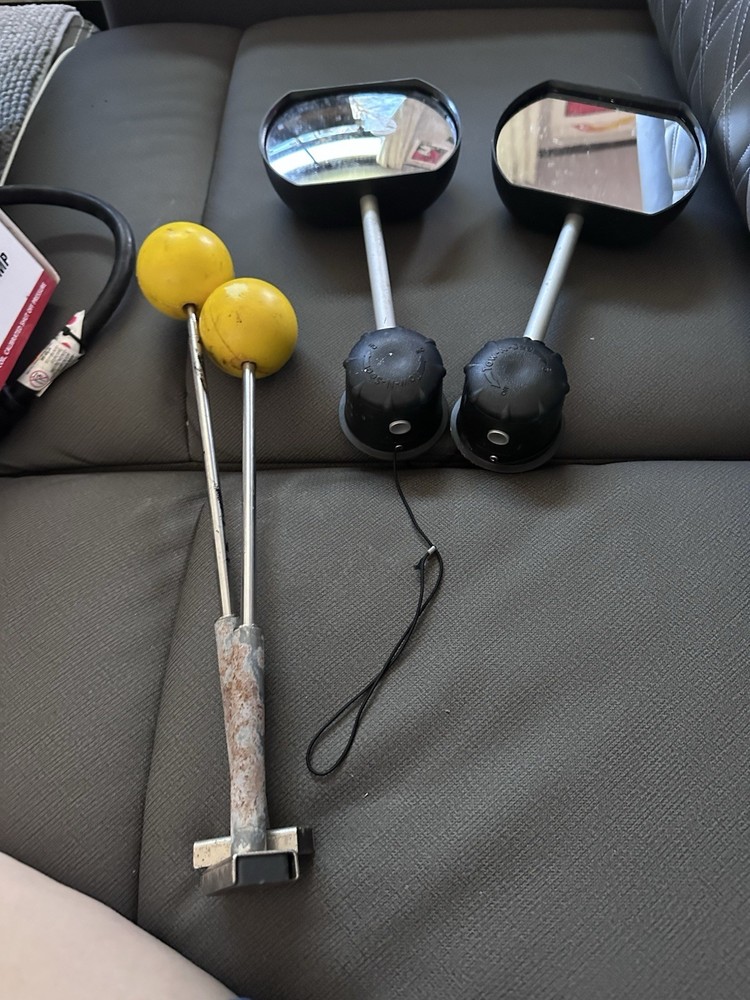 Towing Mirror Extenders + Backup Guide Balls – Set