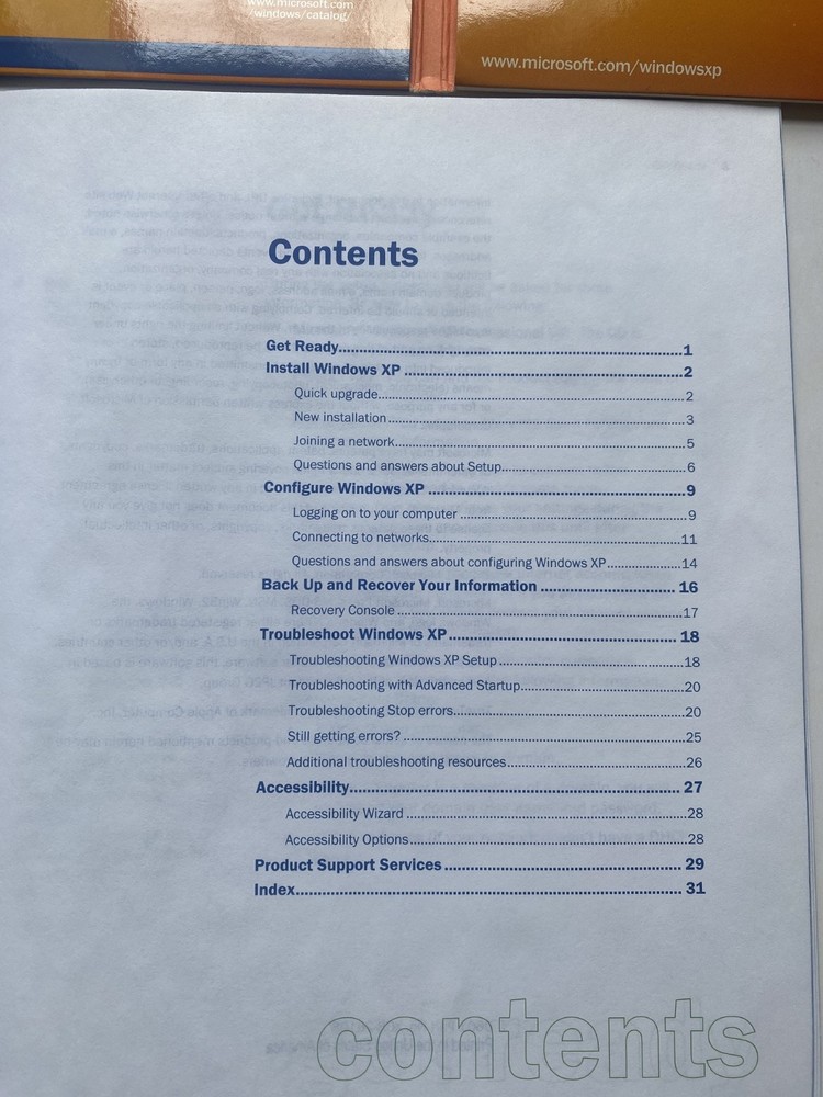 Microsoft Windows XP Professional 2002 CD Product Key w/ Booklets