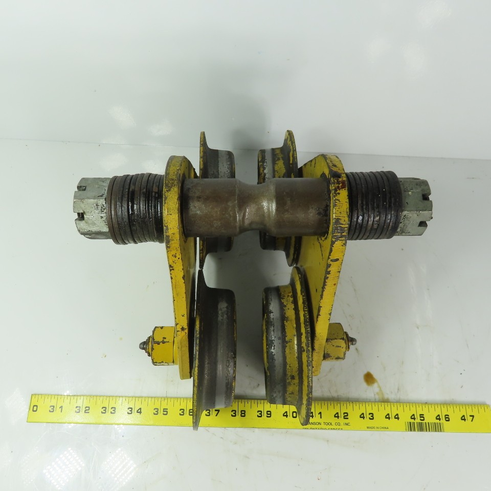 Budgit No. 82 Manual Push Pull Hoist Trolley 2" To 4-3/4" Flange 2000lb Capacity