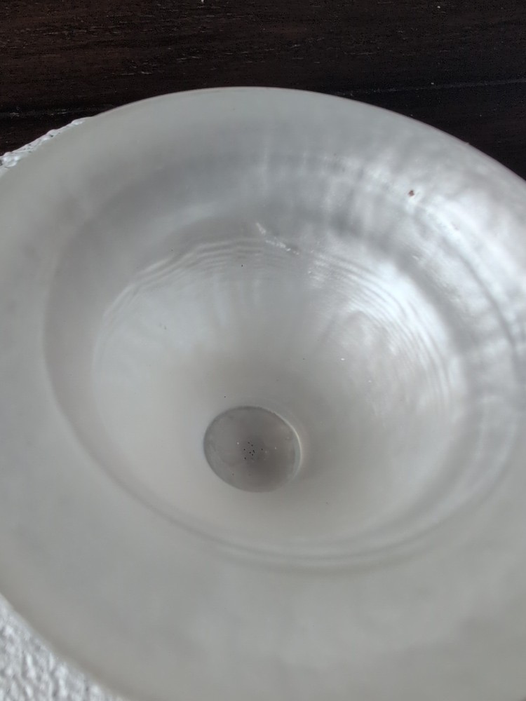 Snowflake Cake Stand In Silver/White