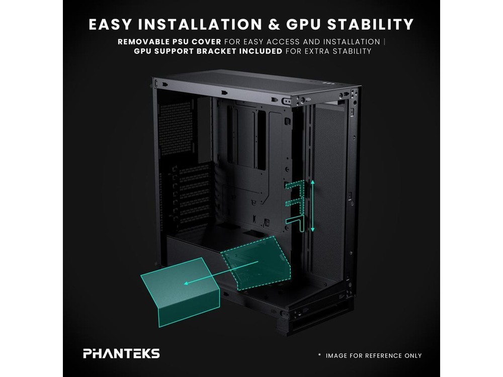 Phanteks NV5S, Showcase Mid-Tower ATX Chassis, High Airflow Performance, Integra