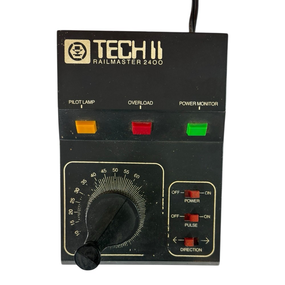 Vintage MRC Tech II 2 Railmaster 2400 Railroad Model Train Control Transformer