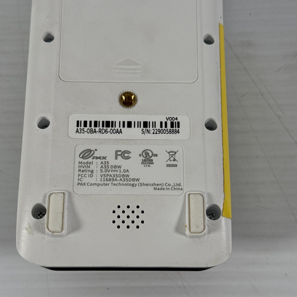 PAX A35 Terminal. Pre-owned. *Unlocked* Tested Working