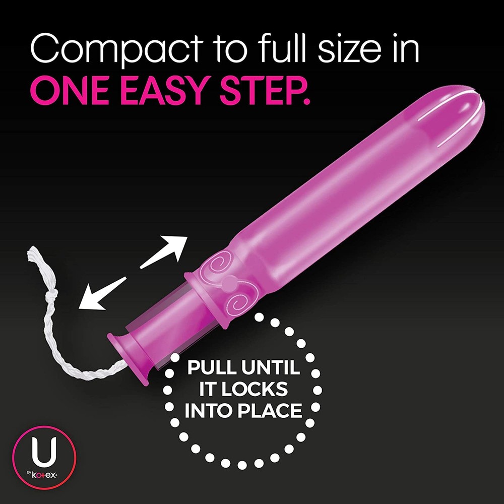 U by Kotex Click Tampon 53445 128 per Case
