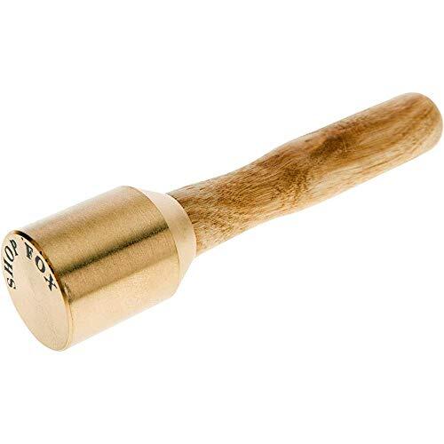 Brass Head Mallet, 12-Ounce, Maple handle, Compact design