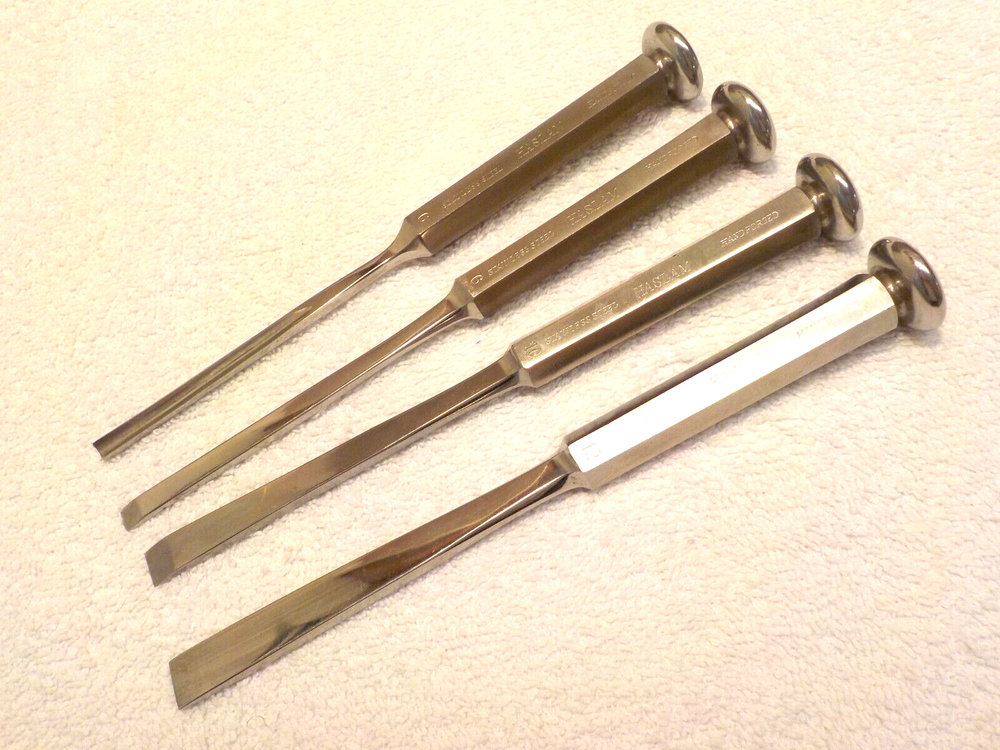 Vintage Haslam Hand Forged chisels