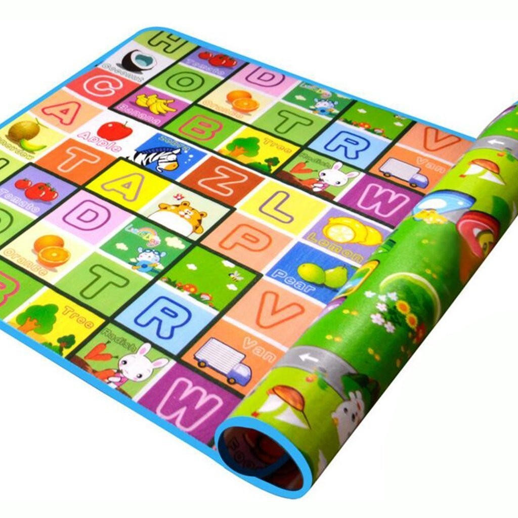 SimpVale Baby Crawling Mat Double-Sided Foam Waterproof Floor Mat Drawing Alphab