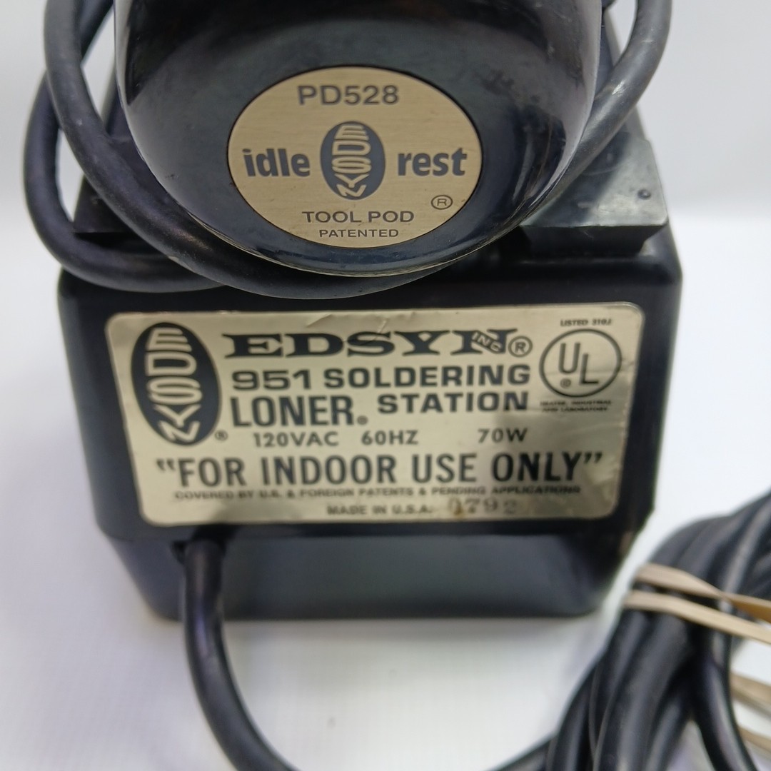 EDSYN 951 LONER Temperature Controlled Soldering Station Iron 70w USA MADE