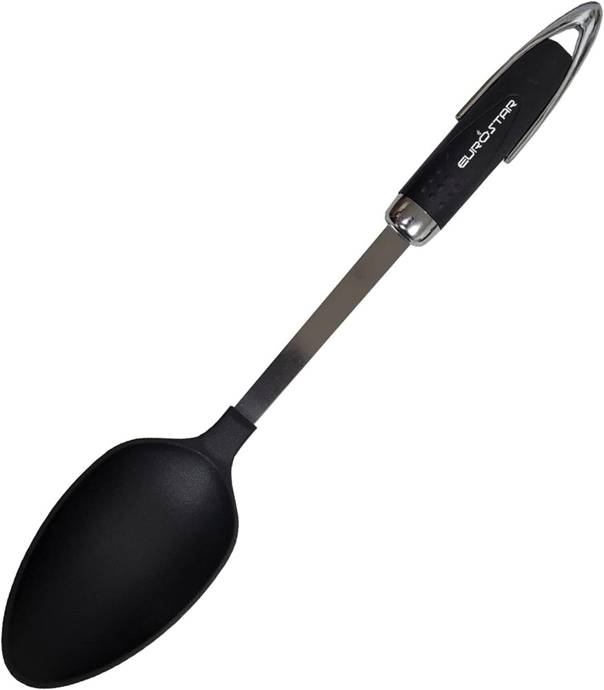 EUROSTAR Nonstick Cooking Tools, Black (SPOON)