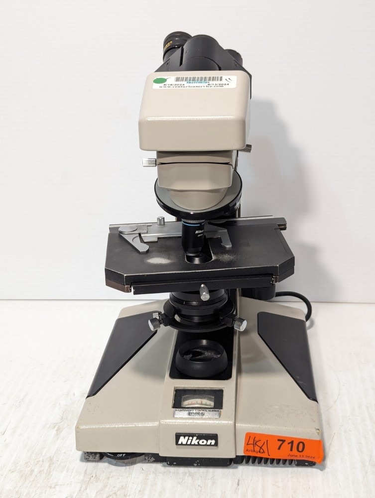 Nikon Optiphot Biological Microscope w\ 3 Objectives - Free Shipping